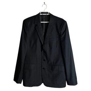 RW&CO Haddington Men's Black Single Breasted Notch Lapel Blazer